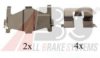 OJD 1206 Accessory Kit, disc brake pads